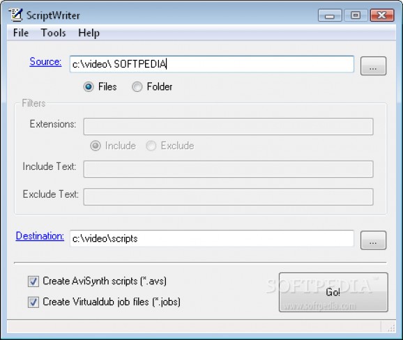 ScriptWriter screenshot