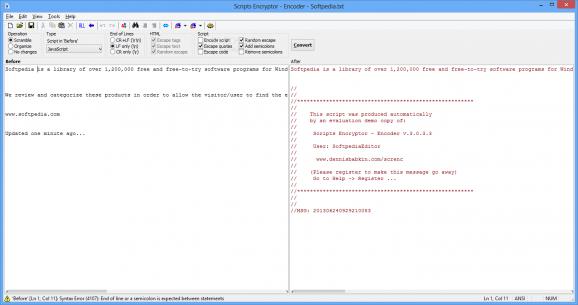 Scripts Encoder (ScrEnc) screenshot