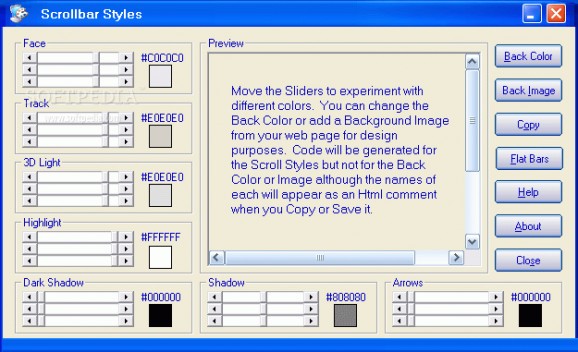 Scroll Styles screenshot