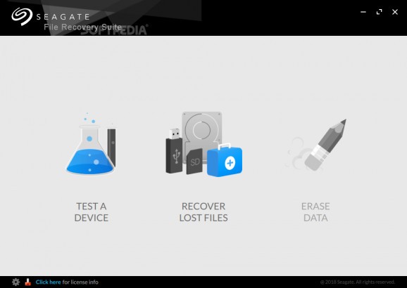 Seagate File Recovery Suite screenshot
