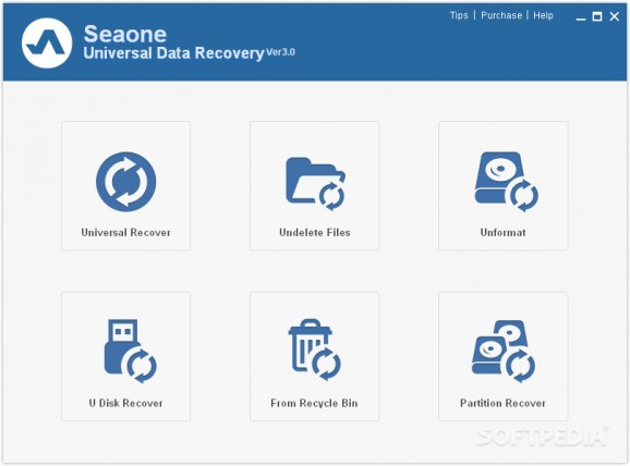 Seaone Universal Data Recovery screenshot