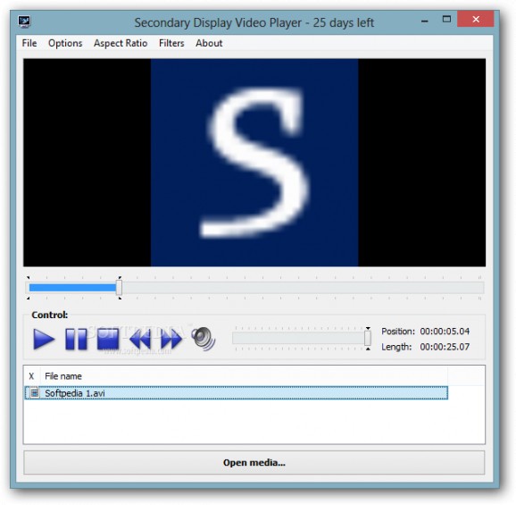 Secondary Display Video Player screenshot