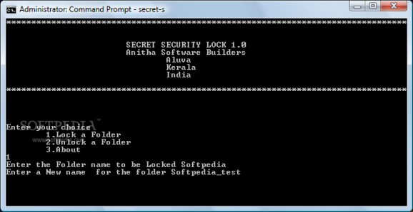 Secret Secure Lock screenshot