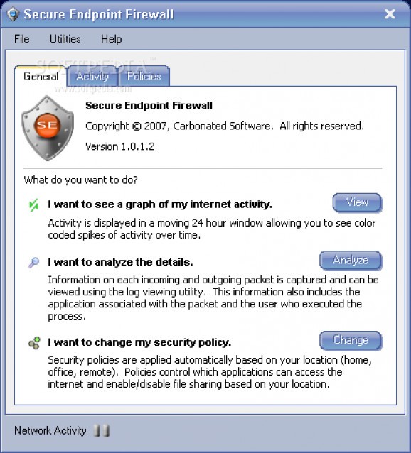 Secure Endpoint Firewall screenshot
