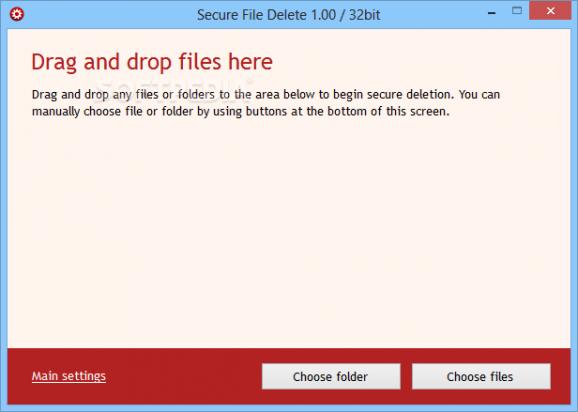 Secure File Delete screenshot