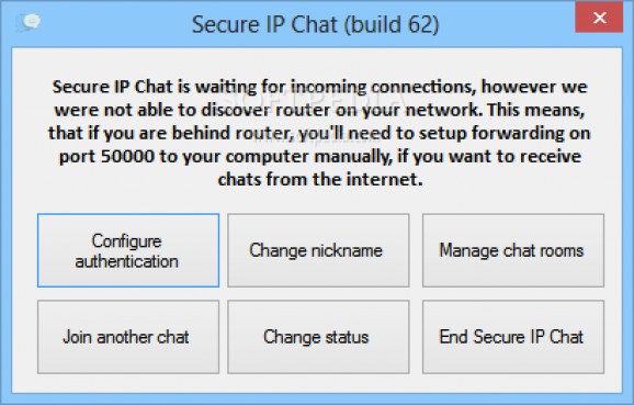 Secure IP Chat screenshot