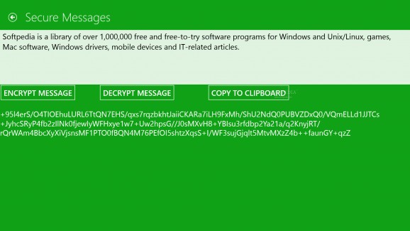 Secure Messages screenshot