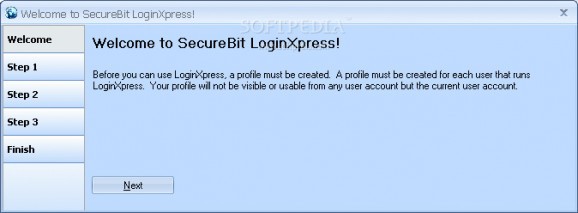 SecureBit LoginXpress screenshot