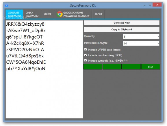 SecurePassword Kit screenshot