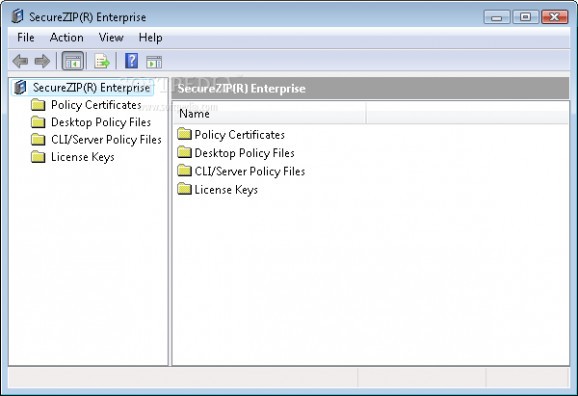 SecureZIP Enterprise screenshot