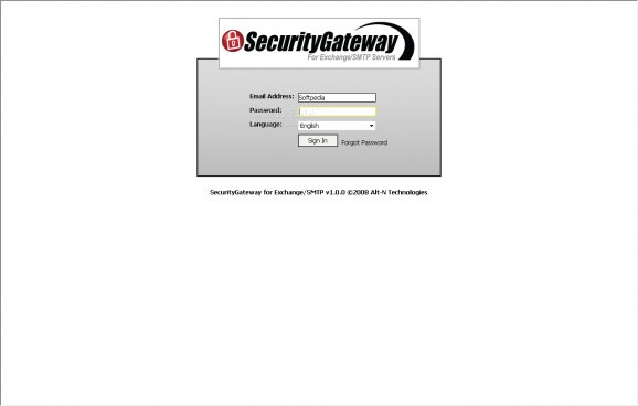 SecurityGateway for Exchange/SMTP screenshot