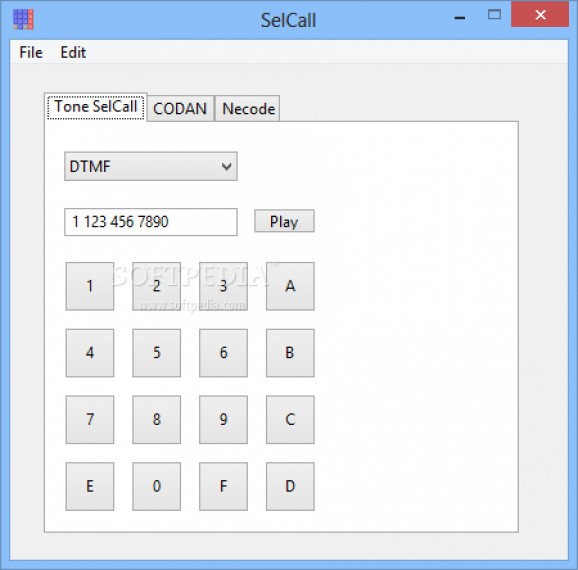 SelCall screenshot