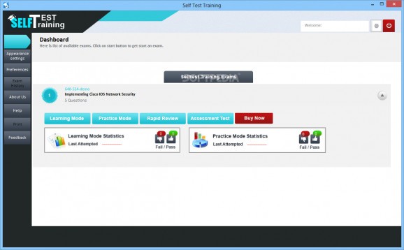 Self Test Training - Cisco 640-554 screenshot