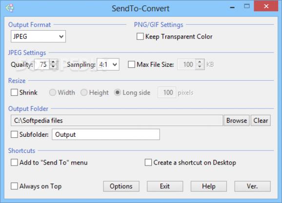 SendTo-Convert screenshot