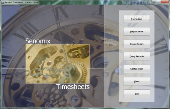 Senomix Timesheets screenshot