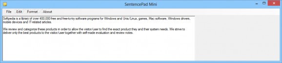 SentencePad Mini screenshot