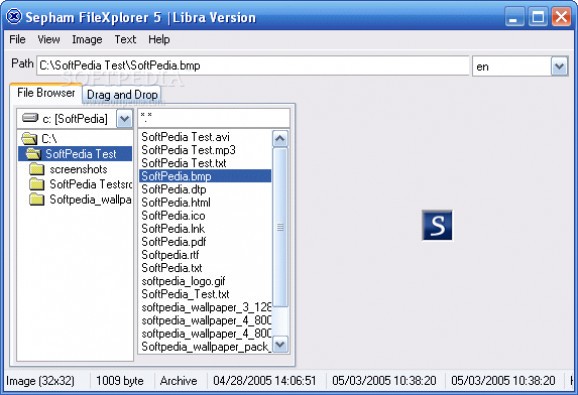 Sepham FileXplorer Libra Version screenshot