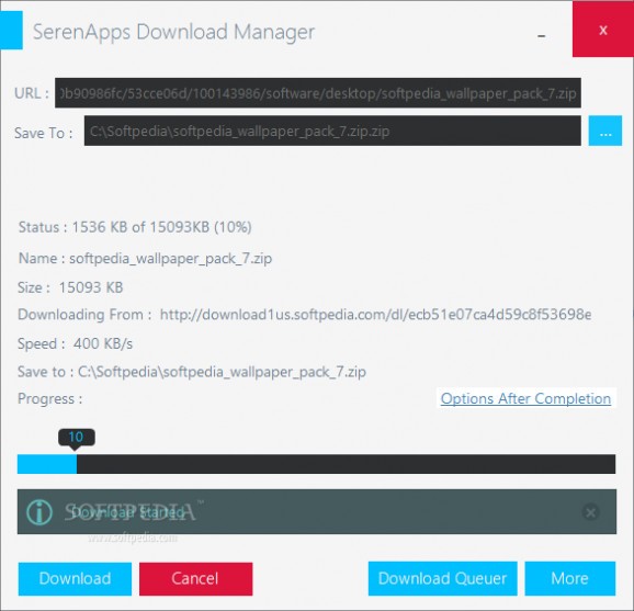 SerenApps Download Manager screenshot