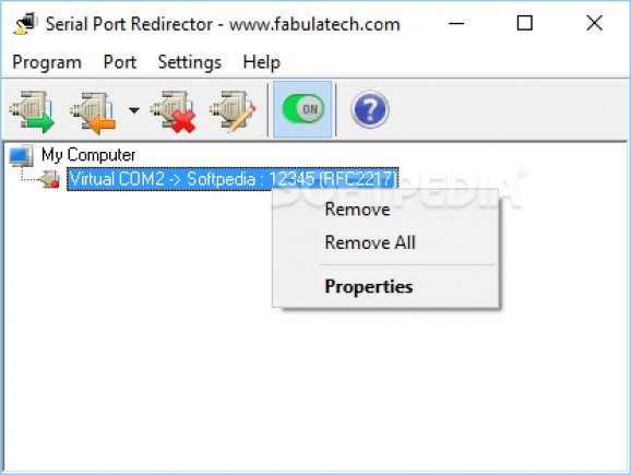 Serial Port Redirector screenshot
