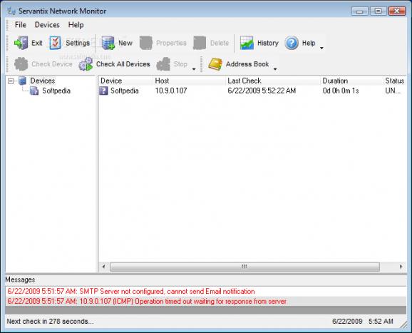 Servantix Network Monitor screenshot