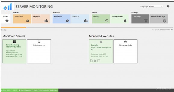 RDS Server Monitoring screenshot