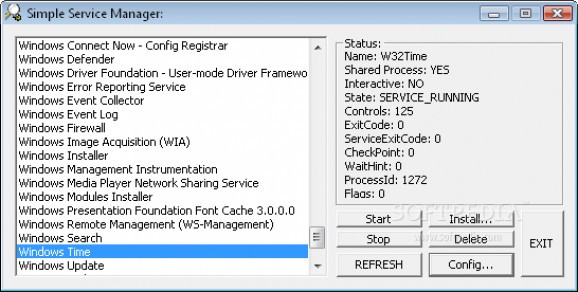 Service Control screenshot
