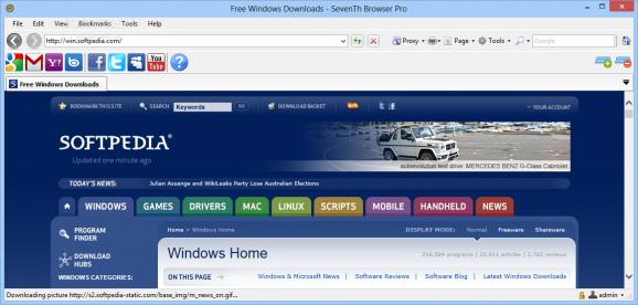 SevenTh Browser Pro screenshot