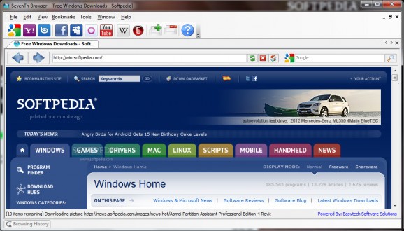 SevenTh Browser screenshot