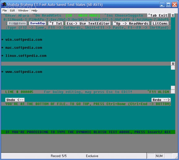 Shabda-Brahma ET-Feel Word-Storm Processor (SB) screenshot