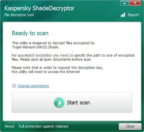 Kaspersky ShadeDecryptor screenshot