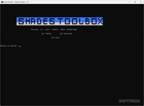 Shades Toolbox screenshot