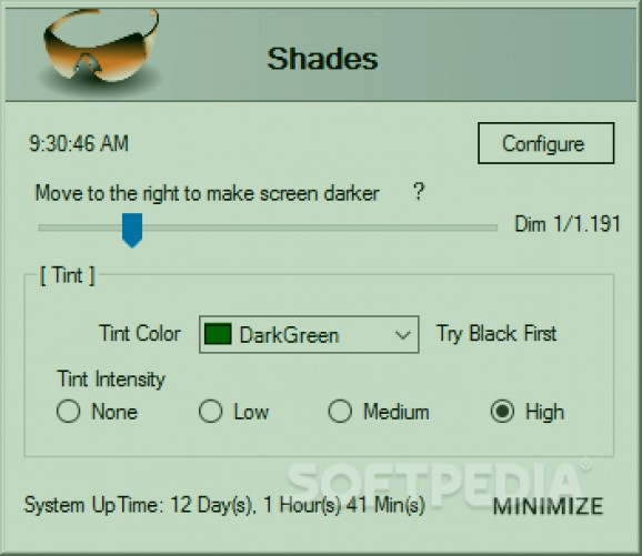 Shades screenshot