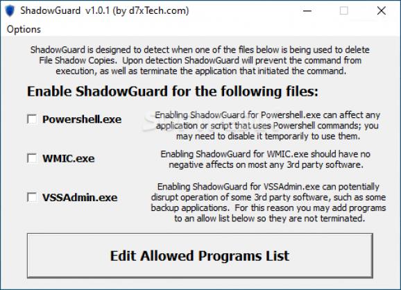 ShadowGuard screenshot