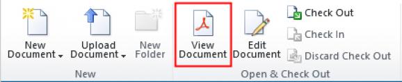SharePoint Document Viewer screenshot
