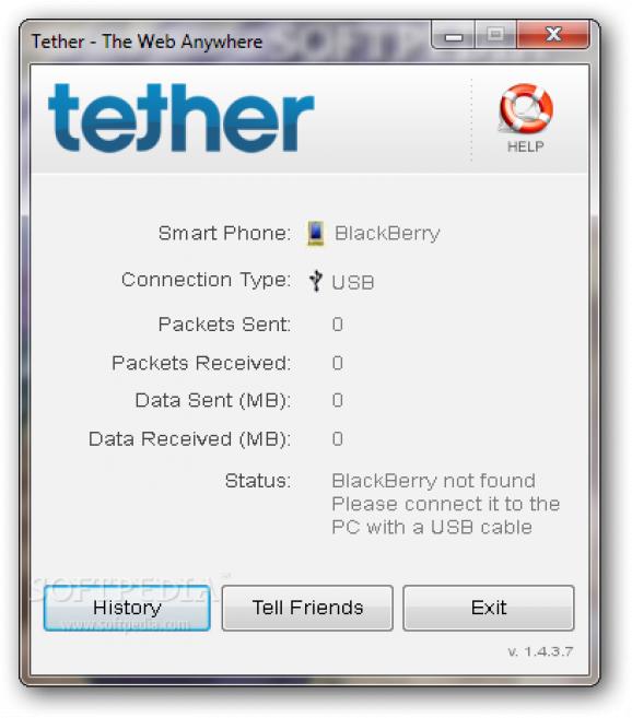Tether (formerly Shark Modem) screenshot