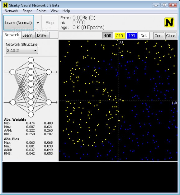 Sharky Neural Network screenshot