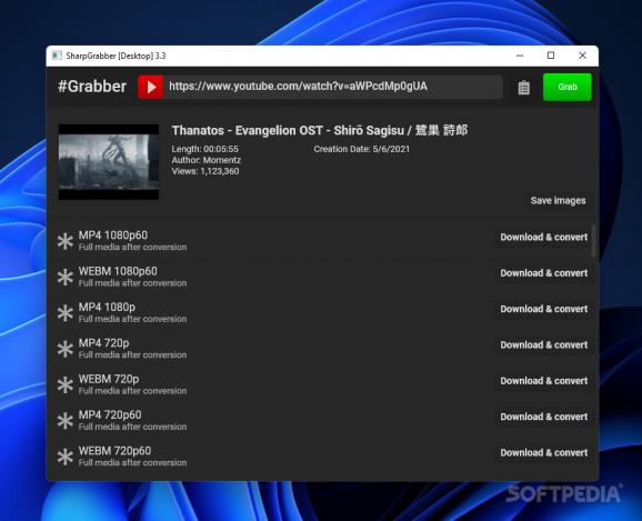 SharpGrabber Desktop screenshot