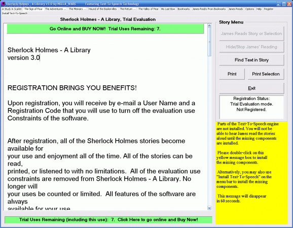 Sherlock Holmes - A Library screenshot