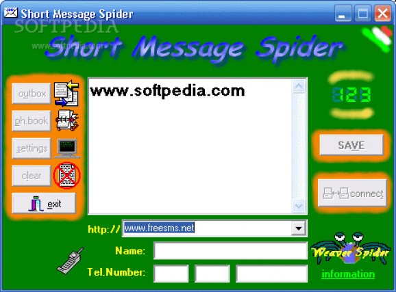 Short Message Spider screenshot