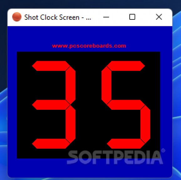 Shot Clock Standard screenshot