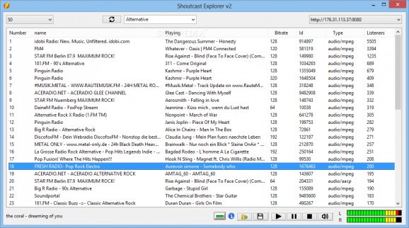 Shoutcast Explorer screenshot