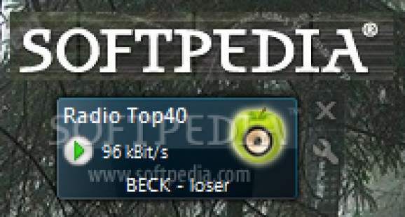 Shoutcast Gadget – Radio Top40 Edition screenshot
