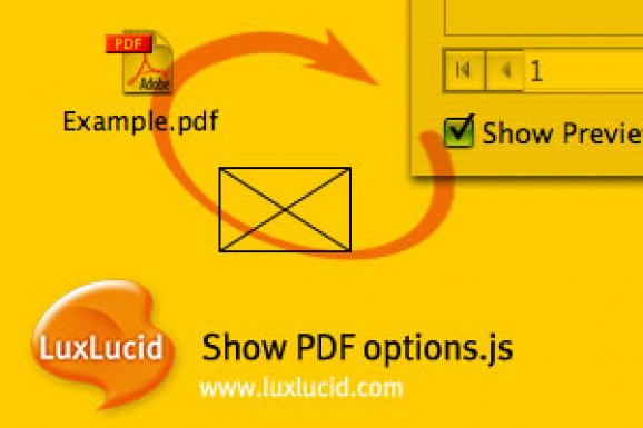 Show PDF Options screenshot