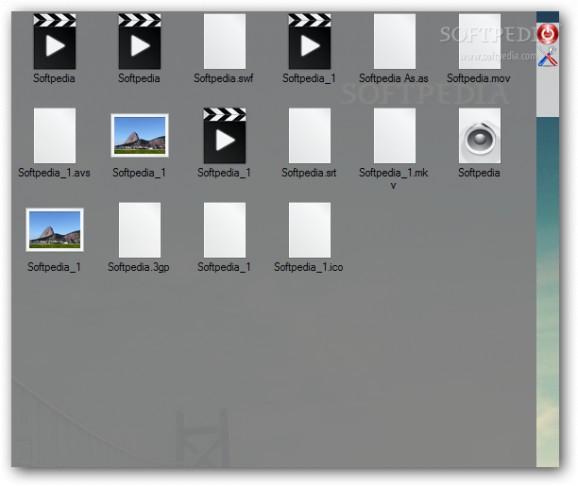 Show folder on desktop screenshot