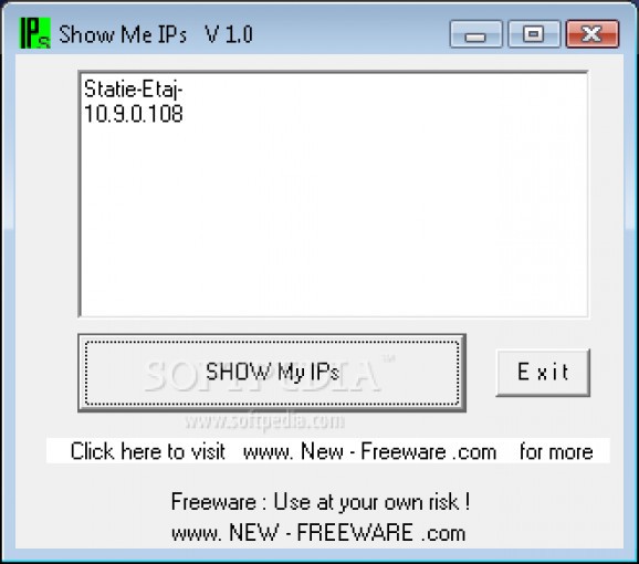 Show Me IPs screenshot