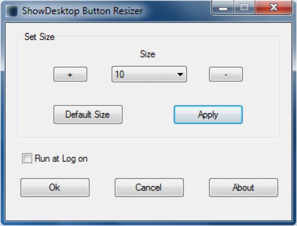 Showdesktop Button Resizer screenshot