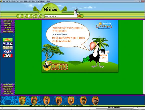 Shrek Browser screenshot
