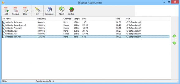 Shuangs Audio Joiner screenshot