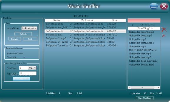 Music Shuffler (formerly Shuffling) screenshot