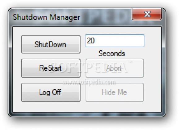 ShutDown Manager screenshot